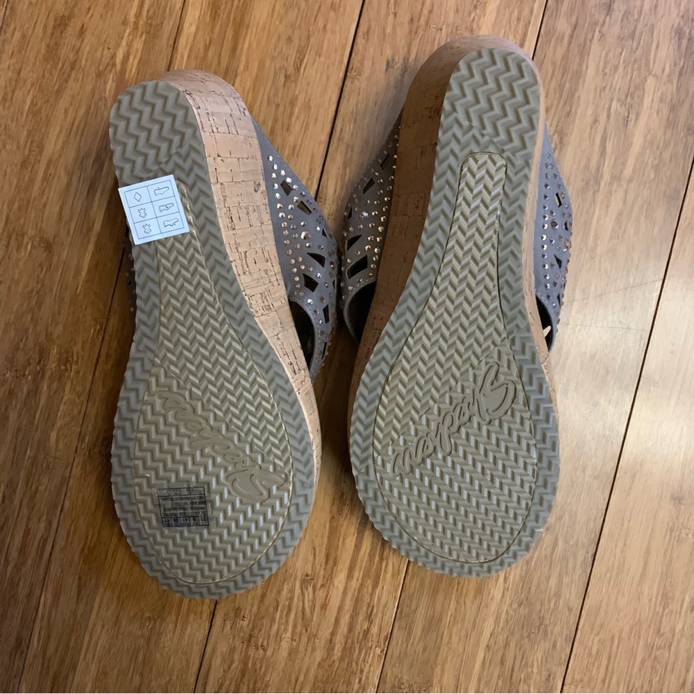 Skechers Cali Beverlee Dazled Wedge Sandals - New (no box) - Picture 10 of 10